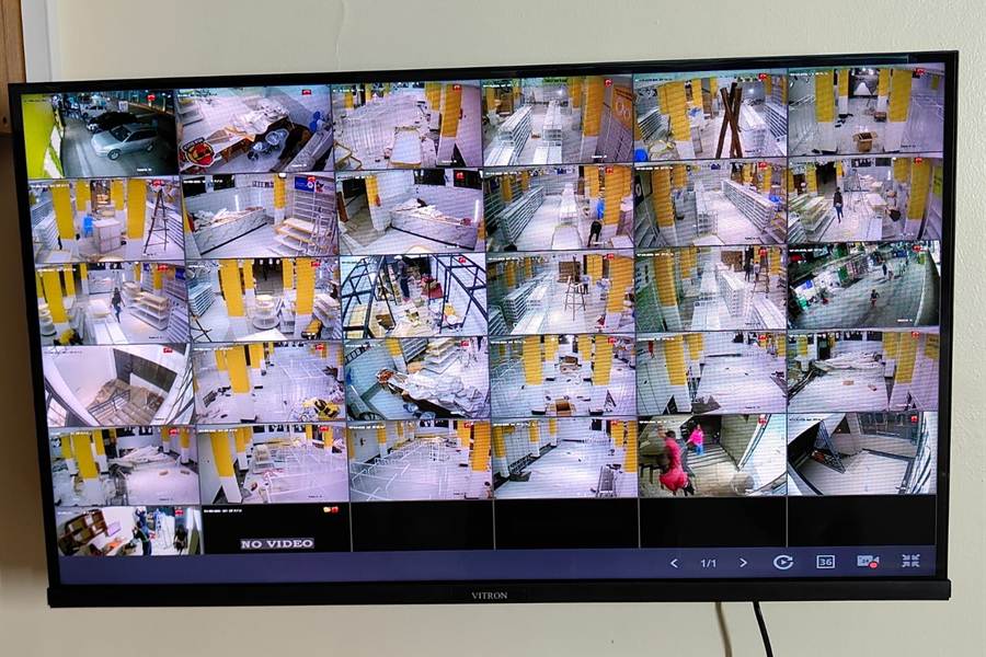 CCTV monitoring and security installation